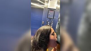 Play_house Hot Bitch Wearing Yellow Dress Sucking A BBC In Elevator OnlyFans Video