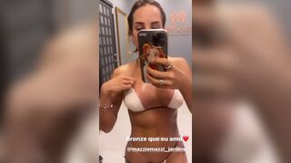 Mazziemazzi_jardins Fit Slut Showing Her Curvy Figure on Cam Onlyfans Video