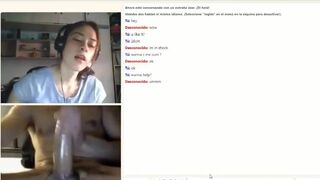 Pretty Slut Helps A Guy Cum Omegle Leaked Video