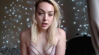 Naughty Blondy Dirty Talking And Shows Her Ass Video