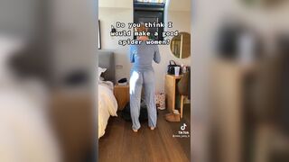 Miss_Juicy_b Big Booty Slut Bend Over Gets Cloths Tiktok Video