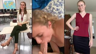 Nasty Teacher Sucking A BWC Cum Facial Slut Exposed Video