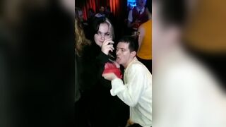 A Horny Guy Suck Busty Babe Boobs At The Party