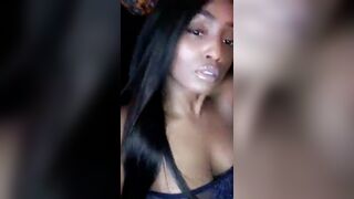 Ebony Baby With Big Tits Teasing Video
