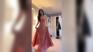 Ella Kim Asian Cute Slut Amazing Figure Pretty Dress Video