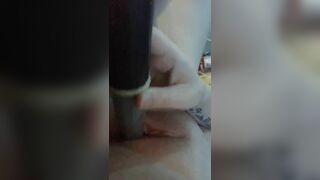 Chubby Chick Gently Drilling Her Pussy with a Toy Video