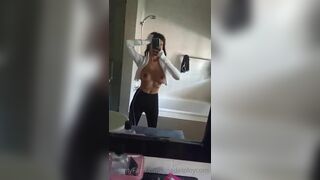 Modelploycom Young Babe Showing Her Curvy Big Tits in Mirror Onlyfans Video