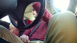 Mature Ebony Slut Gives Head In The Car For Money Hidden Cam Video