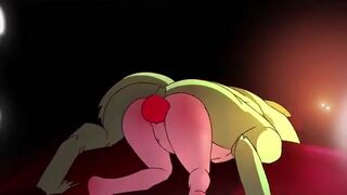 Horny Girl Gets Banged Hard By a Warewolf's Massive Cock Anime Sex Video