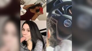 Pretty Babe Doing a Blowjob On the Car Leaked Video