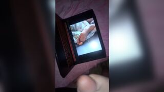 Horny Guy Masturbating on Sexy Feets Video