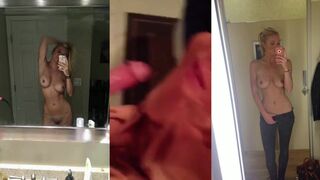 Blonde Milf Deeply Sucks a Cock and Gets Covered by Cum Video