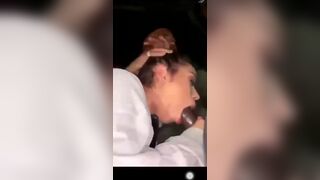 Curly Hair Chick Getting Deepthroat Fuck in Car Video