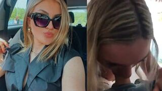 Pierced Blonde Giving Blow job to a Stranger Video