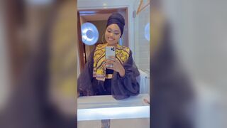 Sanchiworld Hot Black Girl Shows Her Beauty Mirror Video