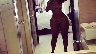 Sanchiworld Showing Her Body With A Bikini In A Hotel Room Video