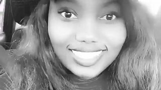 Sanchiworld Black Beauty Smiling Hot Lips Selfie Video