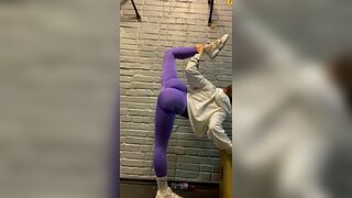 Likazaika_ TikTok Model Stretching Teasing In The Gym Video