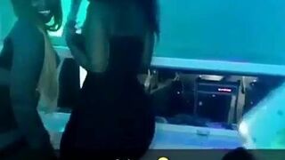 Sanchiworld Black Hoe With Her Big Booty Friend In The Club Shaking Ass Video