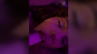 Horny Trans Sucking A Dildo While Playing With Balls Video