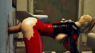 Harley Quin Fucking Gloryhole Animated 3D Sex Video