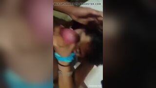 Girlfriend became happy after sucking boyfriend’s big cock
 Indian Video