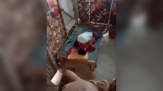 Desi sister-in-law got kissed by uncle who came to cut electricity connection
 Indian Video