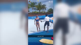 Gorgeous Dixie D’Amelio Bikini Surf Pool Video Leaked