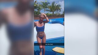 Gorgeous Dixie D’Amelio Bikini Surf Pool Video Leaked