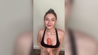 Audreyandsadie Gorgeous Lusty Babe Playing With Her Sensual Pussy Clit While Fucking With a Dildo Onlyfans Video