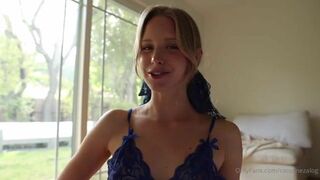 Amazing Caroline Zalog Ultramarine Lingerie Try On Haul Video Premium