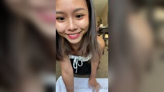 Hannazuki22 Asian Petite Exposes Her Self And Drilled Her Wet Pussy With a Dildo Onlyfans Video