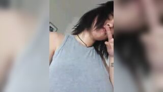 Amazing spanish teen shows her nice tits @ 17:40