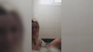 Amazing spanish woman nude taking a bath