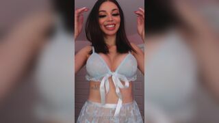 Myla Del Rey Lusty Bitch Bouncing Her Big Boobs While Wearing a Lingerie Onlyfans Video