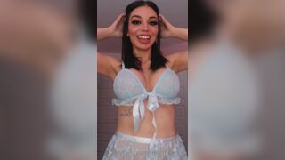 Myla Del Rey Lusty Bitch Bouncing Her Big Boobs While Wearing a Lingerie Onlyfans Video