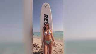 Grace Boor Thong Beach Bikini Video Leaked