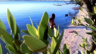 Katee Owen Nude Beach Posing Video Leaked
