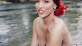 Gina Carla Nude Outdoor Bikini Strip Onlyfans Video Leaked