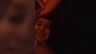 Gorgeous Latina teasing while fucking on Periscope