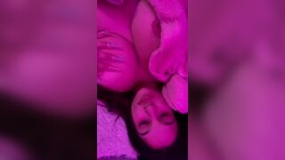 Hot horny young naked shows her juicy pussy