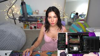 Fresh Alinity Naked Onlyfans Live gets Nude on Livestream while watching Twitch Video Leaked