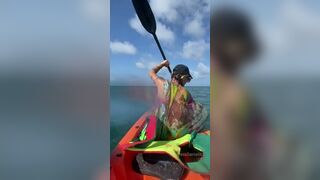 Mistress Danielta Hot Babe Teasing On The Boat And Blowjob Video