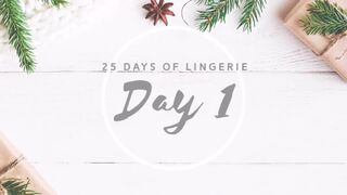 Kat Wonders 25 Days Of Lingerie Day 1 Video