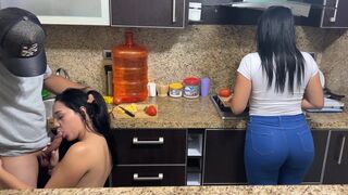 Stepmom-Lust Beautiful 18 Year Old Stepdaughters Cooking Because They Must Feed Their Stepfather
