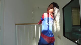 HOT ASIANBERRY SPIDERMAN TRY ON HAUL ⎮ Hot Asian Girl Cosplay