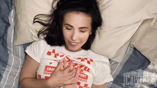 Casey Calvert Dirty Talking Chick Cums Hard with REAL Life Fuckbuddy Video