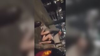 Sexy teens caught fucking in the streets