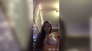 Gorgeous quick tits flash on periscope