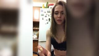 Hot sexy russians in underwear teasing on periscope